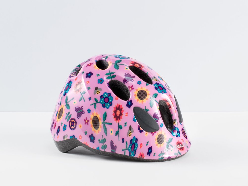 Bontrager Helm Little Dipper MIPS Pink Flowers CE
