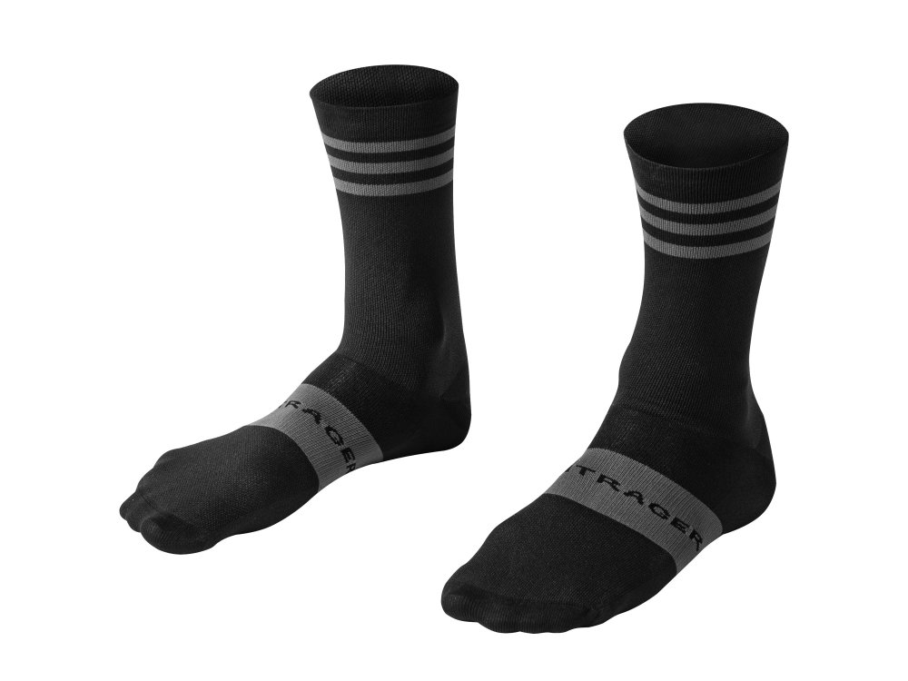 Bontrager Socke Race Crew (13 cm) L (43 – 45) Black